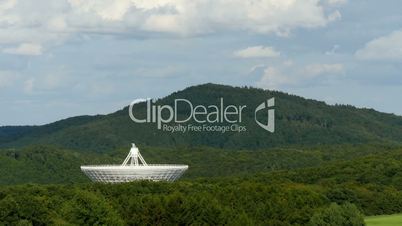 huge radio telescope valley time lapse 11473