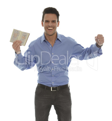 Man with passport