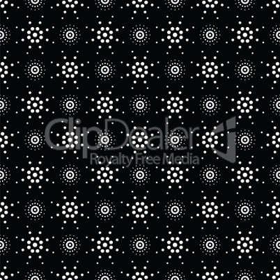 Seamless pattern of symbolic stars