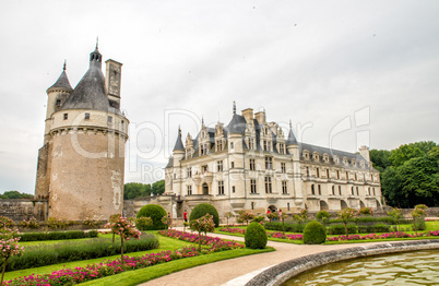 Chateau de Chenonceau in Loire Valley, France