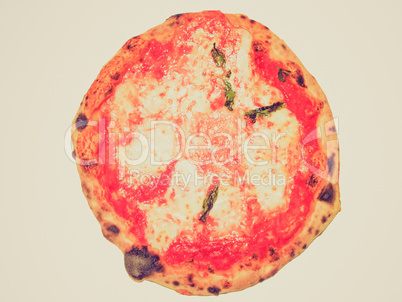 Retro look Pizza Margherita