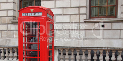 London telephone box