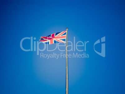 Retro look UK Flag