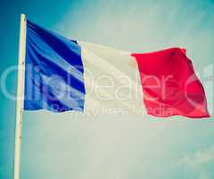 Retro look Flag of France