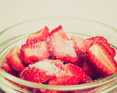 Retro look Strawberry