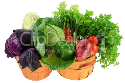 Ingredients for cooking cabbage stew, soups, salads in bushels
