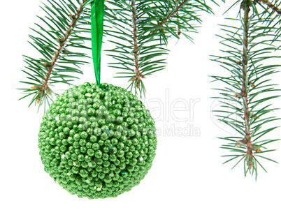 Christmas toy isolated on white background