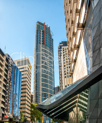 Brisbane, Australia. Beautiful city skyline on a winter day