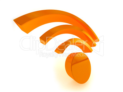 3d wifi icon