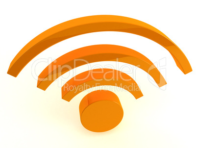 3d wifi icon