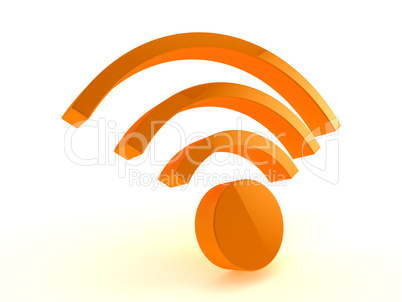 3d wifi icon.