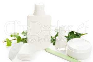 white beauty products