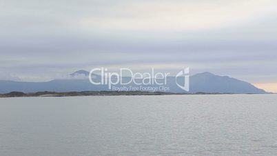 Norway island Averoy landscape video