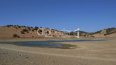 Panoramic View of the Valley with Lake, Central Portugal