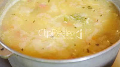 hot vegetable soup