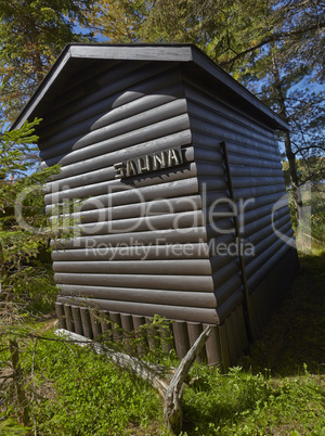Sauna log cabin