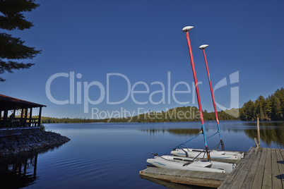 Sailing Boats at a jetty