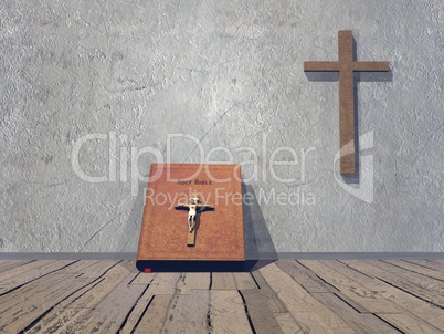 Religious room - 3D render