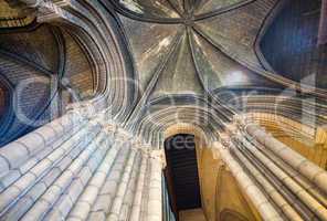 Notre Dame interior columns, Paris