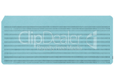 Punched card