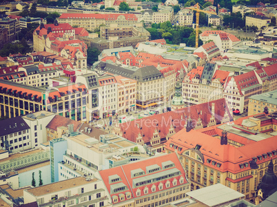 Leipzig aerial view