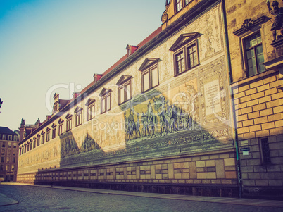 Fuerstenzug Procession of Princes in Dresden, Germany