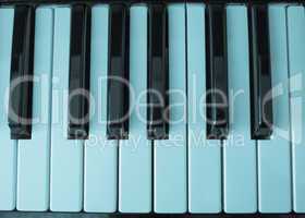 Music keyboard keys