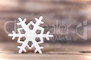 Light Snowflake Background
