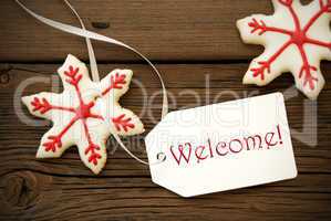 Christmas Cookies with Welcome Label
