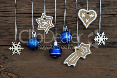 Christmas Decorations on Wood