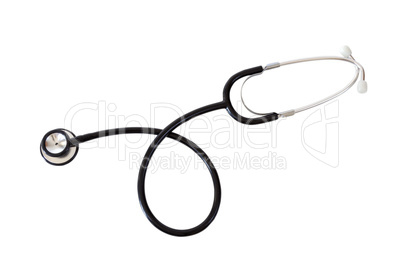 Stethoscope on White