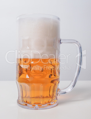 Lager beer glass