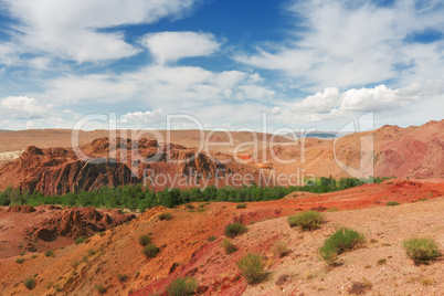 Red mountains, Altai Mountains, Russia