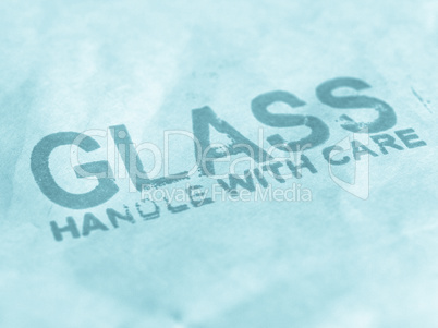 Glass handle with care