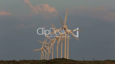 wind turbines generating clean power