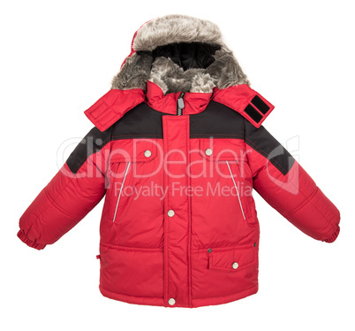 Warm jacket isolated