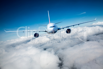 Passenger Airliner in the sky