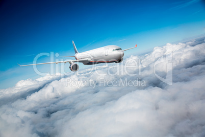 Passenger Airliner in the sky