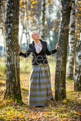 Young girl in the park