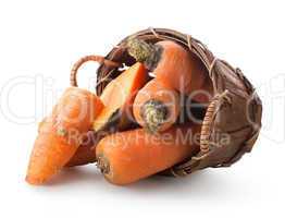 Carrot in a basket