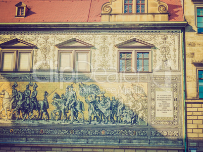 Fuerstenzug Procession of Princes in Dresden, Germany