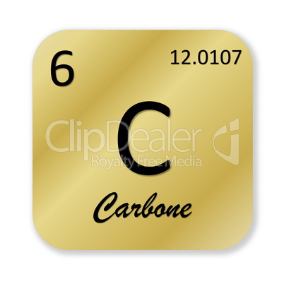Carbon element, french carbone