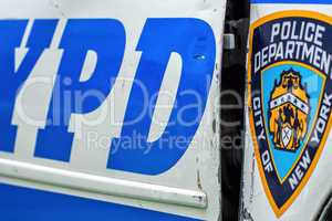 NEW YORK - JUN 14: New York City Police Department car in New Yo