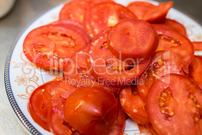 Dish of Fresh Tomatoes