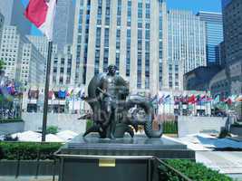 NEW YORK - JUNE 15: Rockefeller Center on June 15, 2013 in NYC.