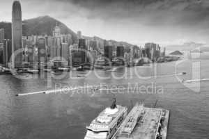 Hong Kong skyline as seen from Kowloon