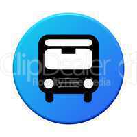 Button rund: Bus