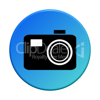 Button rund: Fotoapparat