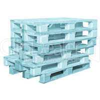 Pallets isolated