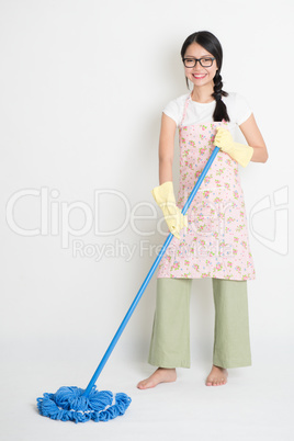 Mopping floor